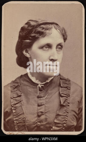 Louisa May Alcott, Schriftsteller, Wahrheit, und Bürgerkrieg Krankenschwester] / Warren's Portraits, 465 Washington Street, Boston Stockfoto