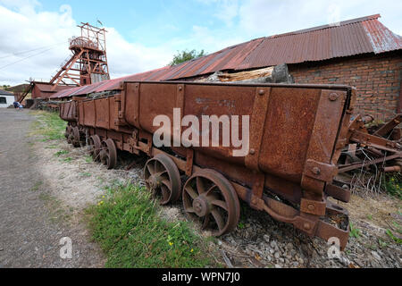 Die Big Pit Mining Museum in Blaenavon, Wales Stockfoto