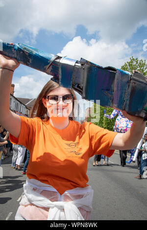 Cowley Road Karneval 2019. Stockfoto