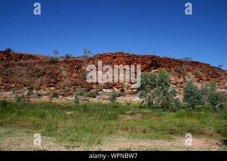 Fahren Sie durch Finke Gorge National Park, Alice Springs, Northern Territory, Australien Stockfoto