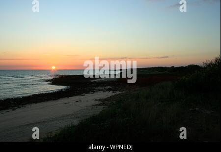 Schönen Sonnenuntergang in Broome, Western Australia Stockfoto