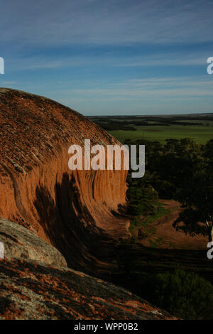 Gawler Range National Park, Pildappa Rock Campground, South Australia Stockfoto