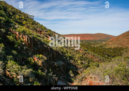 Gawler Range National Park, Orgelpfeifen Rock Formation, South Australia Stockfoto