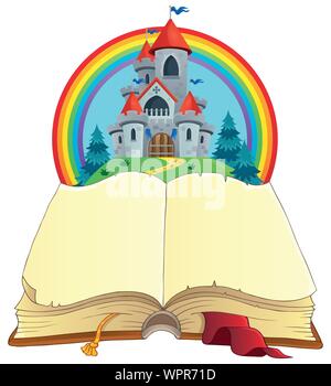 Märchen Buch Thema Bild 2 Stock Vektor