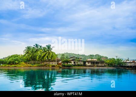 Dorf El Valle neben Bahia Solano in Choco Region, Kolumbien Stockfoto