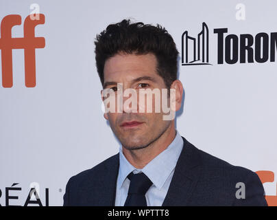 TORONTO, ONTARIO - SEPTEMBER 09: Jon Bernthal besucht die "Ford v Ferrari 'Premiere während der 2019 Toronto International Film Festival in der Roy Thomson Hall am September 09, 2019 in Toronto, Kanada. Foto: imageSPACE/MediaPunch Credit: MediaPunch Inc/Alamy leben Nachrichten Stockfoto