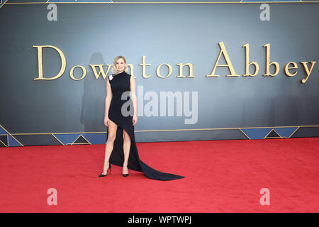 Laura Carmichael, Downton Abbey - Weltpremiere, Leicester Square, London, UK, 09. September 2019, Foto von Richard Goldschmidt Stockfoto