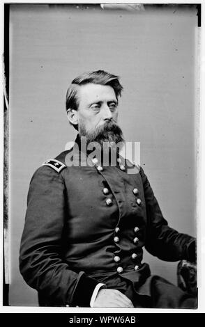 Generalmajor Jefferson Davis C. Stockfoto