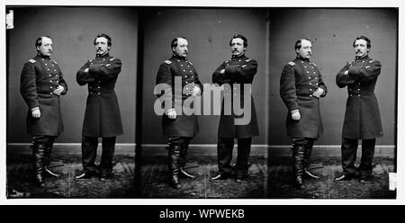Maj. W. Dwight 2 Masse Inf. Steht auf der rechten Seite B 814-1811 Stockfoto
