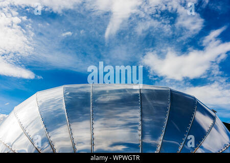 Airstream camping trailers im Vintage Airstream Club Rocky Mountain Rally Stockfoto