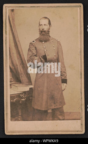 Major General David Allen Russell 7 Massachusetts Infanterie Regiment, in Uniform]/Brady & Co. Nationalen fotografische Porträt Galerien, Nr. 352 Pennsylvania Avenue, Washington, D.C. und Broadway & 10 St., N.Y Stockfoto