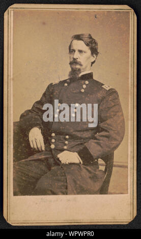 Major General Winfield Scott Hancock von allgemeinen Personal USA Freiwilligen Infanterieregiments in Uniform] / Von fotografischen Negativ in Brady's National Portrait Gallery Stockfoto