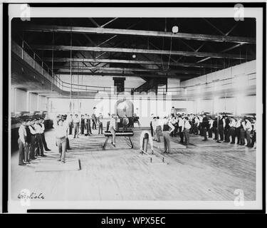 Gebürtige amerikanische Studenten im Sportunterricht Klasse, Carlisle Indian School, Carlisle, Pennsylvania Stockfoto