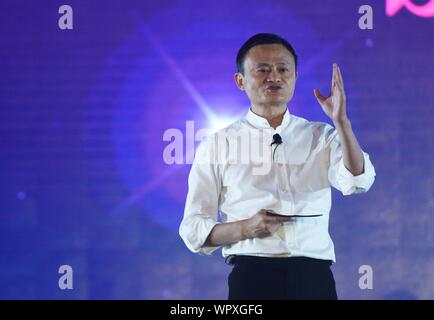 Zhejiang, Zhejiang, China. 10 Sep, 2019. Juli 10, 2017, Ma nahmen an der 2017 Global Unternehmerinnen-Konferenz in Hangzhou. Credit: SIPA Asien/ZUMA Draht/Alamy leben Nachrichten Stockfoto