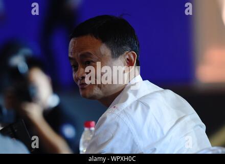 Zhejiang, Zhejiang, China. 10 Sep, 2019. Juli 10, 2017, Ma nahmen an der 2017 Global Unternehmerinnen-Konferenz in Hangzhou. Credit: SIPA Asien/ZUMA Draht/Alamy leben Nachrichten Stockfoto
