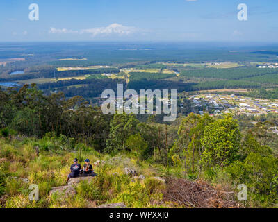 Glasshouse Mountains Queensland Australien Landschaft Stockfoto