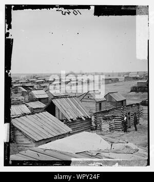 Manassas, Virginia. Konföderierten Winter Quarters Stockfoto