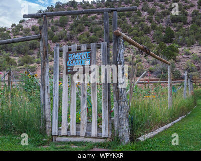 Jarvie Garten, John jarvie Historisches Anwesen, Braun Park, Utah. Stockfoto