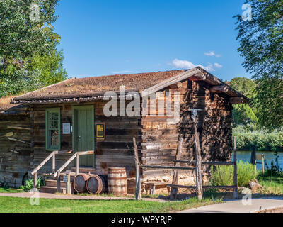 Jarvie store und Home, John jarvie Historisches Anwesen, Braun Park, Utah. Stockfoto