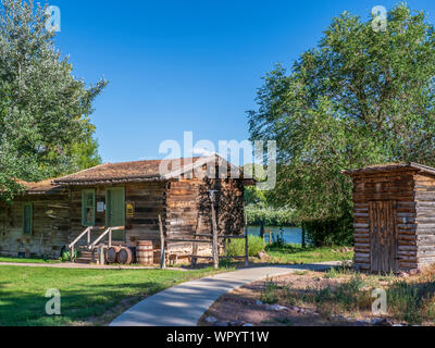 Jarvie store und Home, John jarvie Historisches Anwesen, Braun Park, Utah. Stockfoto