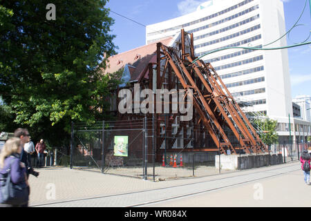 Kirchen bei Reparaturarbeiten in Christchurch, Neuseeland Stockfoto