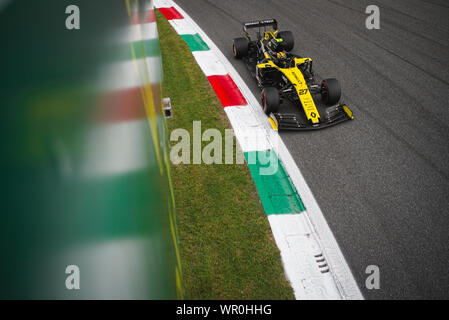 Monza, Italien. 07 Sep, 2019. Renault Sport F1-Team die deutschen Fahrer Nico Hulkenberg konkurriert im dritten Training der F1 Grand Prix von Italien auf dem Autodromo Nazionale di Monza. Credit: SOPA Images Limited/Alamy leben Nachrichten Stockfoto
