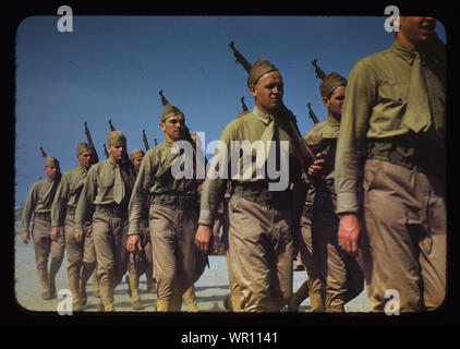 Marines Abschluss Ausbildung auf Parris Island, SC Stockfoto