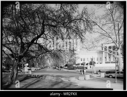 MARYLAND AVENUE FLUR VON DEN U.S. Capitol.; 15. Blick nach Nordosten auf MARYLAND AVENUE FLUR VON DEN U.S. Capitol. - Maryland Avenue, Washington, District of Columbia, DC; Stockfoto