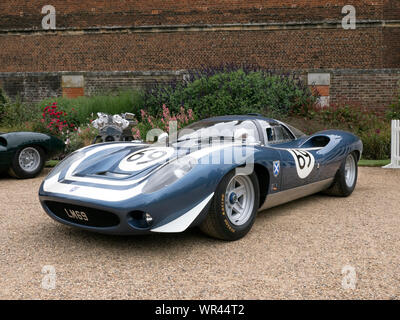 Ecurie Ecosse LM 69 in Hampton Court Concours 2019 Stockfoto