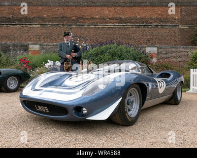 Ecurie Ecosse LM 69 in Hampton Court Concours 2019 Stockfoto