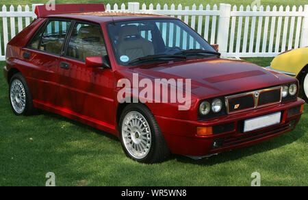 Lancia Delta HF Integrale Evoluzione'' auf dem Display, Südafrika Stockfoto