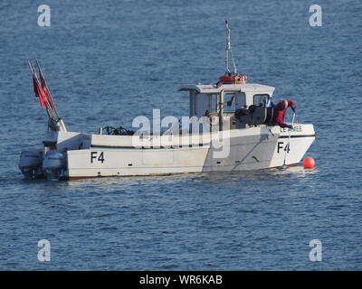 Sheerness, Kent, Großbritannien. 10. September, 2019. UK Wetter: einen hellen und sonnigen Morgen in Sheerness, Kent auf was schaut, ein schöner Tag zu werden. Credit: James Bell/Alamy leben Nachrichten Stockfoto