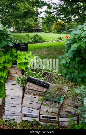 Pflanzen und Männer, Open air Ausstellung in Vincennes Park, Vincennes, Val-de-Marne, Region Île-de-France, Frankreich Stockfoto