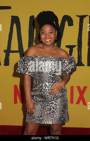 Los Angeles, USA. 9. Sep 2019. Anjelika Washington, USA. 09 Sep, 2019. Die Los Angeles Special Screening von "großes Mädchen" an der Netflix in Los Angeles, CA Foto von Yurina Abe/HollywoodNewsWire.co Credit statt: Hollywood News Wire Inc./Alamy leben Nachrichten Stockfoto