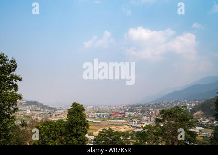 Panoramablick von Kathmandu, Nepal Stockfoto