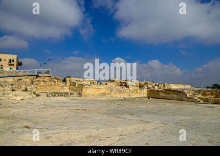 Nebi Samwil oder Grab von Samuel am Stadtrand von Jerusalem Israel Stockfoto