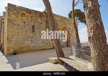 Nebi Samwil oder Grab von Samuel am Stadtrand von Jerusalem Israel Stockfoto