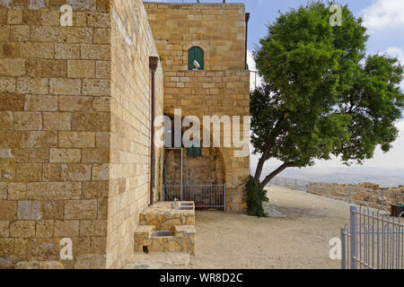 Nebi Samwil oder Grab von Samuel am Stadtrand von Jerusalem Israel Stockfoto