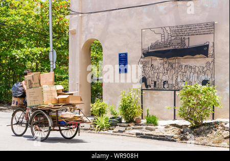 Street Art, Gergetoen, Penang, Malaysia Stockfoto