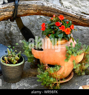 "Das weltweit kleinste Stadt', Hum, in Kroatien Stockfoto