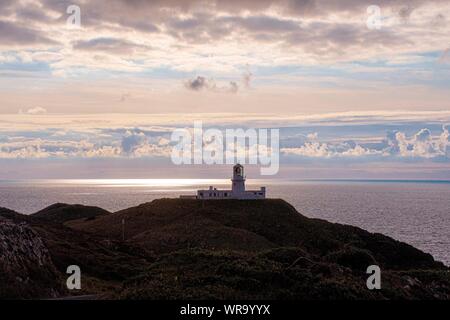 Strumble Head Lighthouse Pembrokeshire. Stockfoto