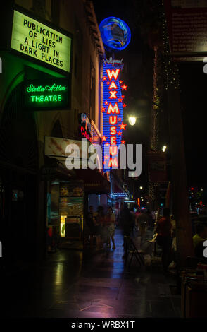 Wax Museum Hollywood Stockfoto