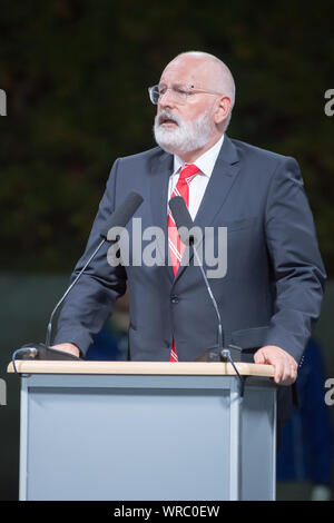 Frans Timmermans, Erster Vizepräsident der Europäischen Kommission und der Europäischen Kommission für eine bessere Rechtsetzung, die interinstitutionellen Beziehungen, die R Stockfoto