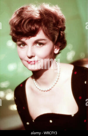 Ingrid Andree, deutsche Plant, Deutschland 1958. Deutsche Schauspielerin Ingrid Andree, Deutschland 1958. Stockfoto