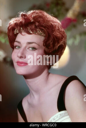 Elga Andersen, deutsche Plant und Sängerin, Deutschland 1963. Die deutsche Schauspielerin und Sängerin Elga Andersen, Deutschland 1963. Stockfoto