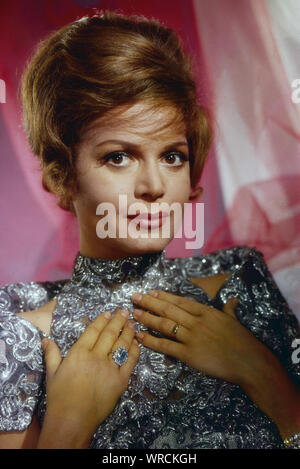 Eva Bartok, ungarisch britische Fictitious character, Deutschland frühe 1960er Jahre. Ungarische britische Schauspielerin Eva Bartok, Deutschland Anfang der 60er Jahre. Stockfoto