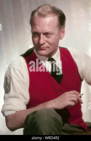 Curd Jürgens, deutscher Bühnen- und Filmschauspieler, Deutschland 1959. Deutsche Theater- und Filmschauspieler Curd Jürgens, Deutschland 1959. Stockfoto