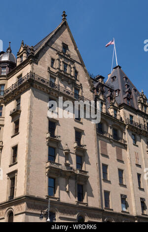 Die Dakota Koop-Appartementhaus, Central Park West, New York City Stockfoto