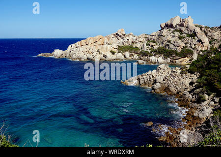 Santa Teresa Gallura, Sardinien, Italien. Cala Spinosa Bay Stockfoto