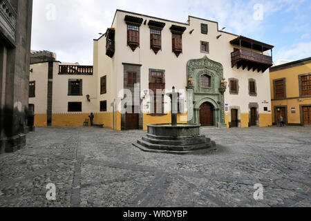 Casa de Colon (Columbus), 16. Las Palmas de Gran Canaria, Kanarische Inseln. Spanien Stockfoto